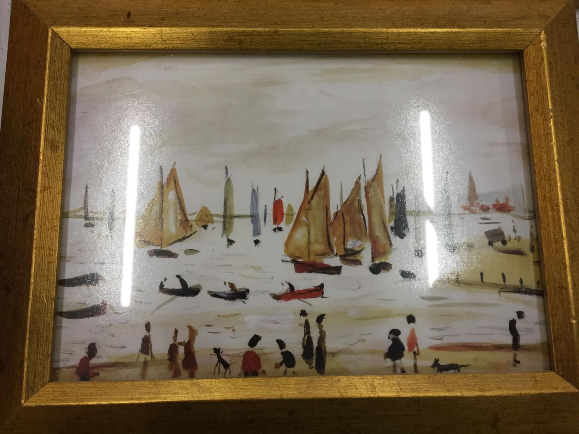 THREE GILT FRAMED L. S LOWERY PRINTS - Image 2 of 4