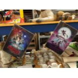 TWO TIN PLATE SIGNS - NETFLIX 'STRANGER THINGS'