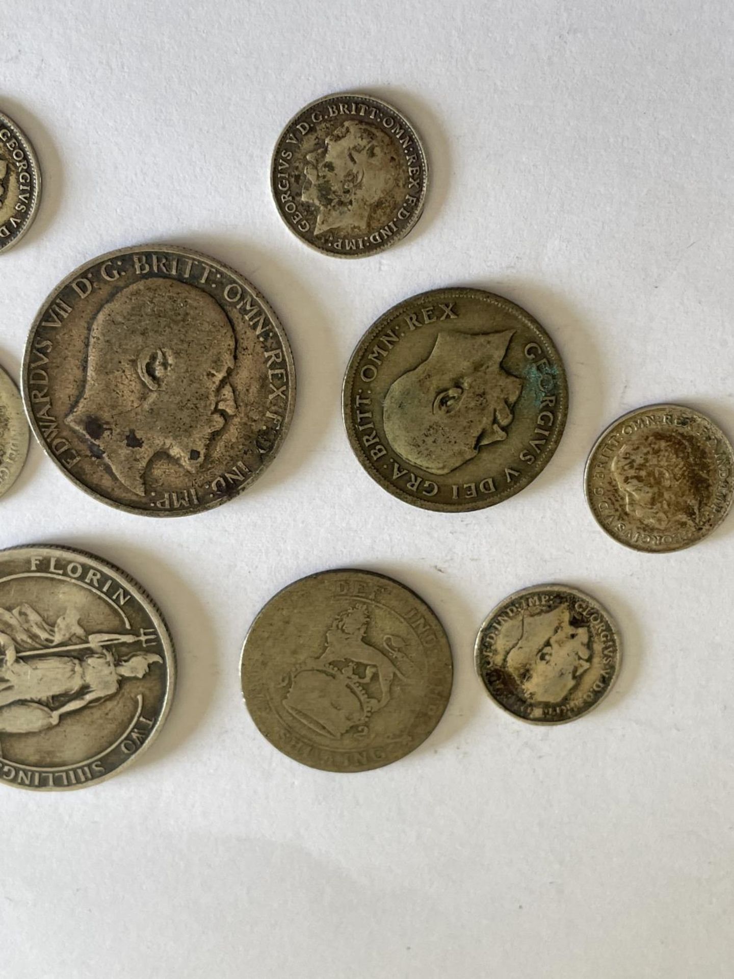 TWELVE VARIOUS SILVER COINS - Image 2 of 4