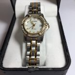 A SEKONDA LADIES TWO TONE DRESS WATCH