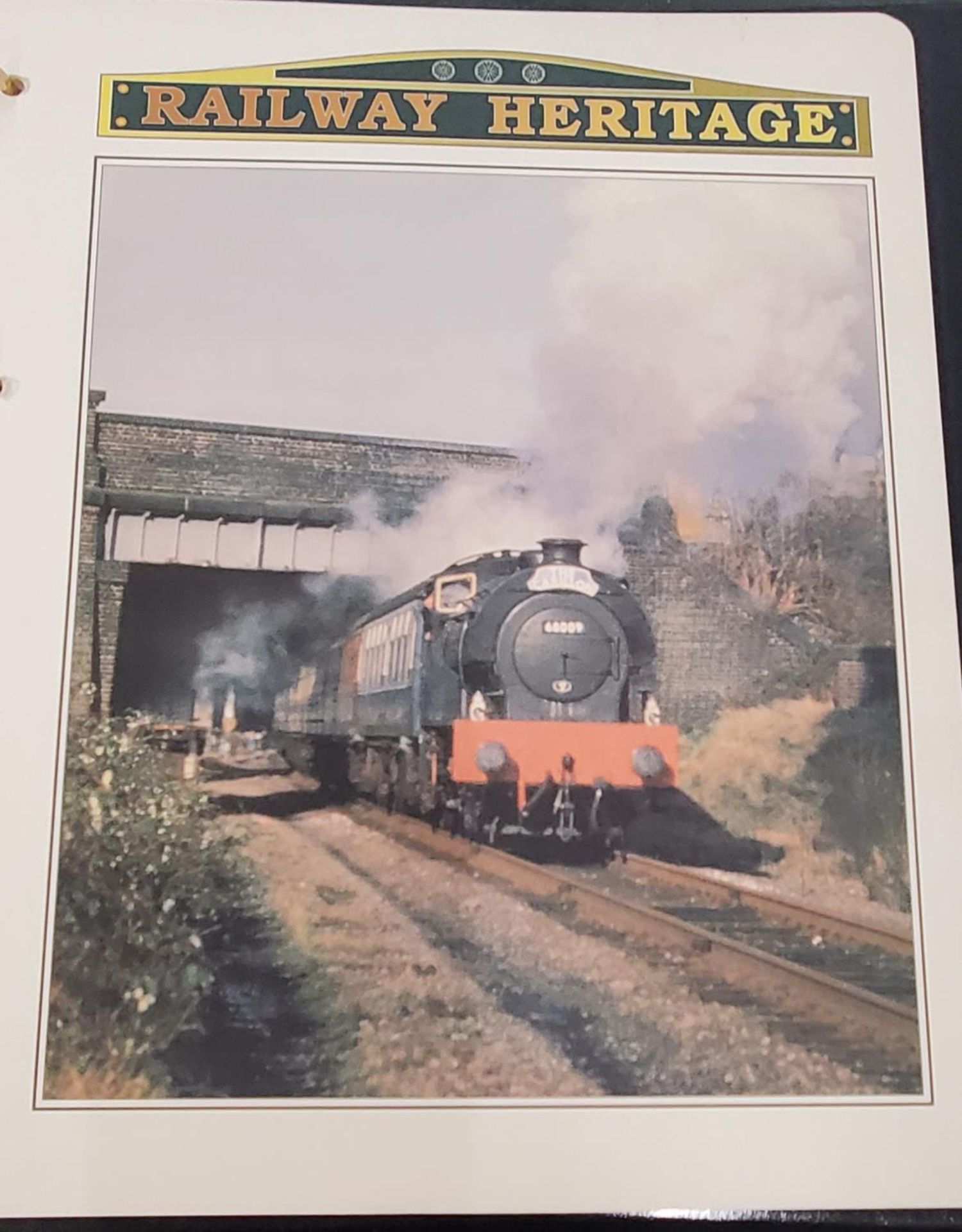 A RAILWAY HERITAGE STAMP ALBUM - Image 2 of 4