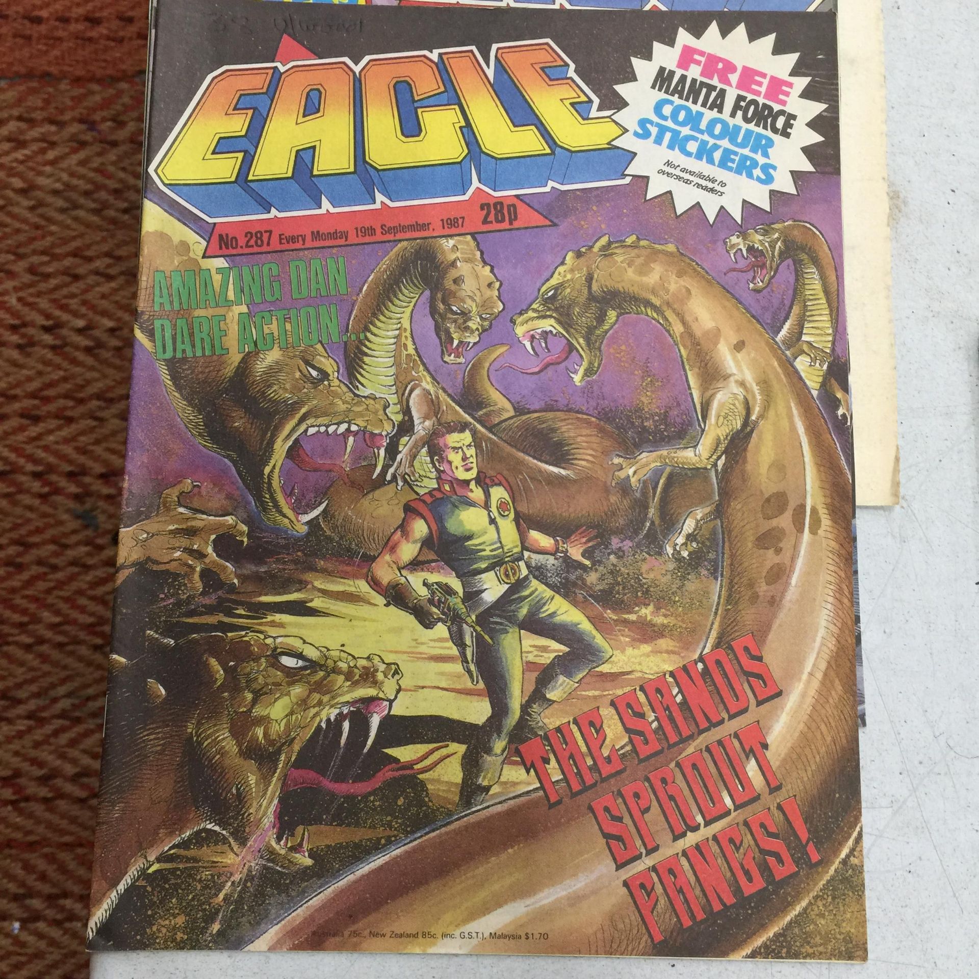 A COLLECTION OF 1980'S EAGLE COMICS FEATURING DAN DARE, ETC - 15 IN TOTAL - Image 13 of 16