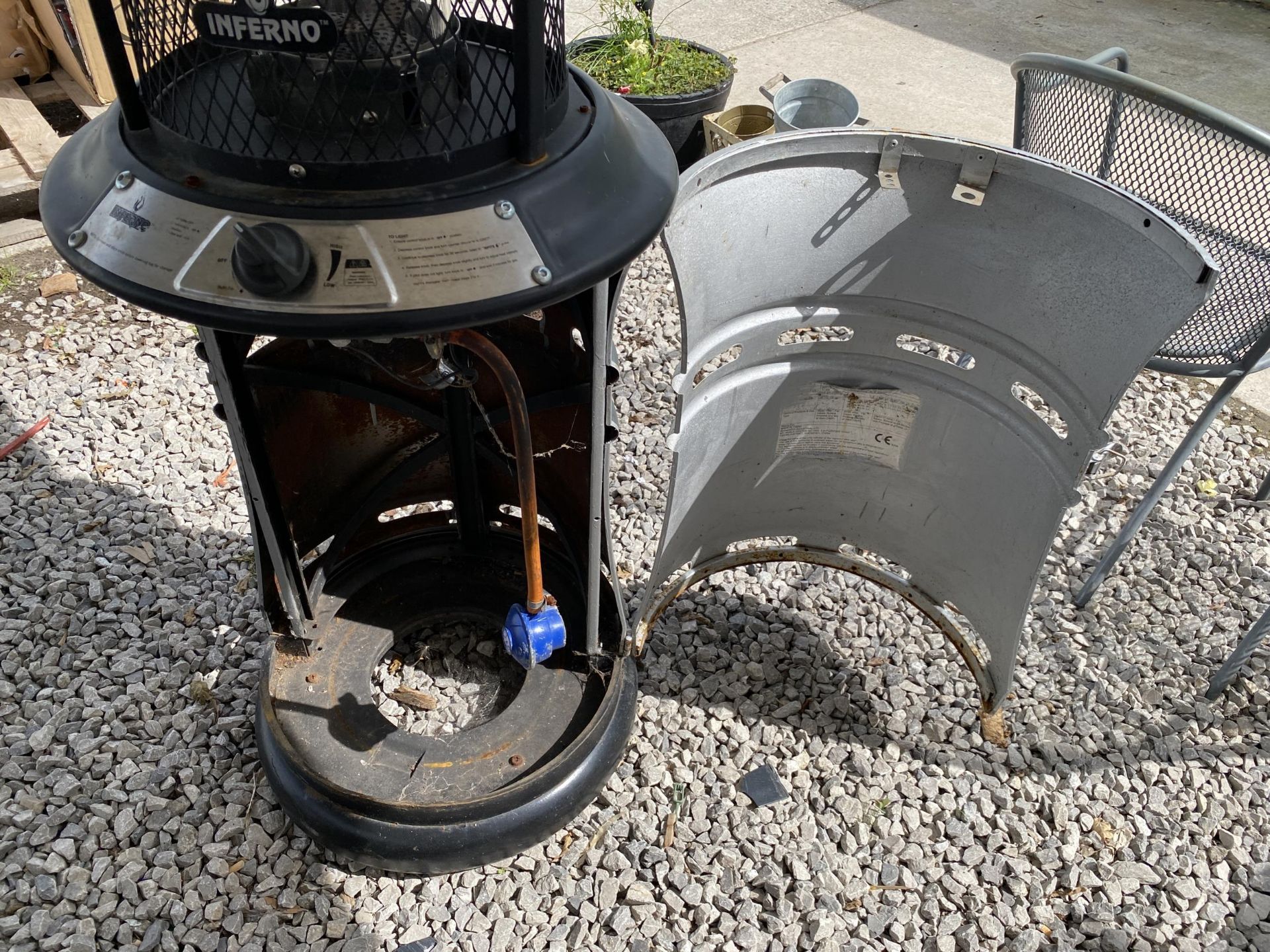 AN INFERNO GAS PATIO HEATER - Bild 4 aus 5