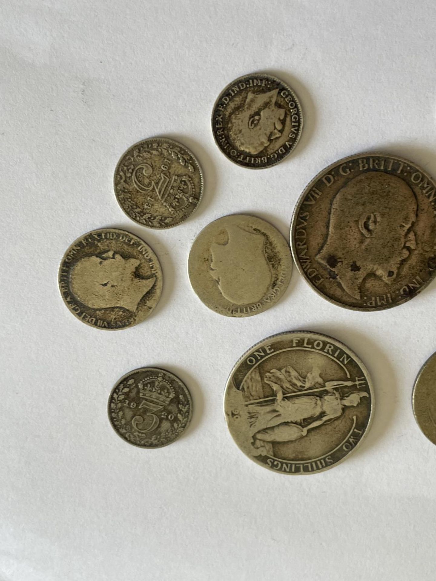 TWELVE VARIOUS SILVER COINS - Image 3 of 4