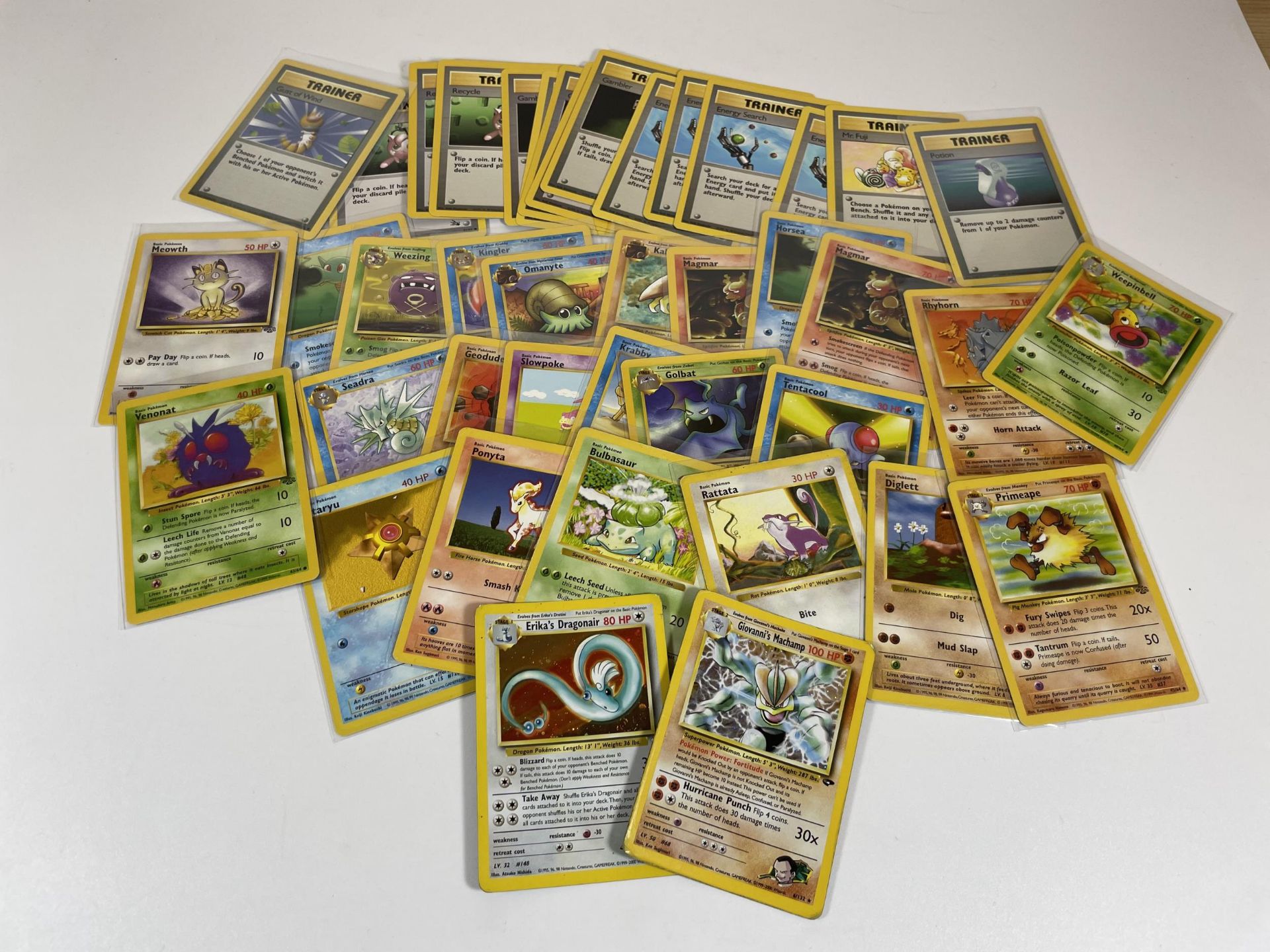 A COLLECTION OF 1999 WOTC POKEMON TRADING CARDS, GYM HEROES HOLOS, SHADOWLESS, BASE SET, JUNGLE, - Image 2 of 5