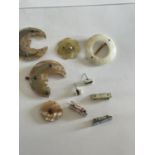 VARIOUS MOTHER OF PEARL PIECES