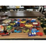 A COLLECTION OF DIECAST VEHICLES