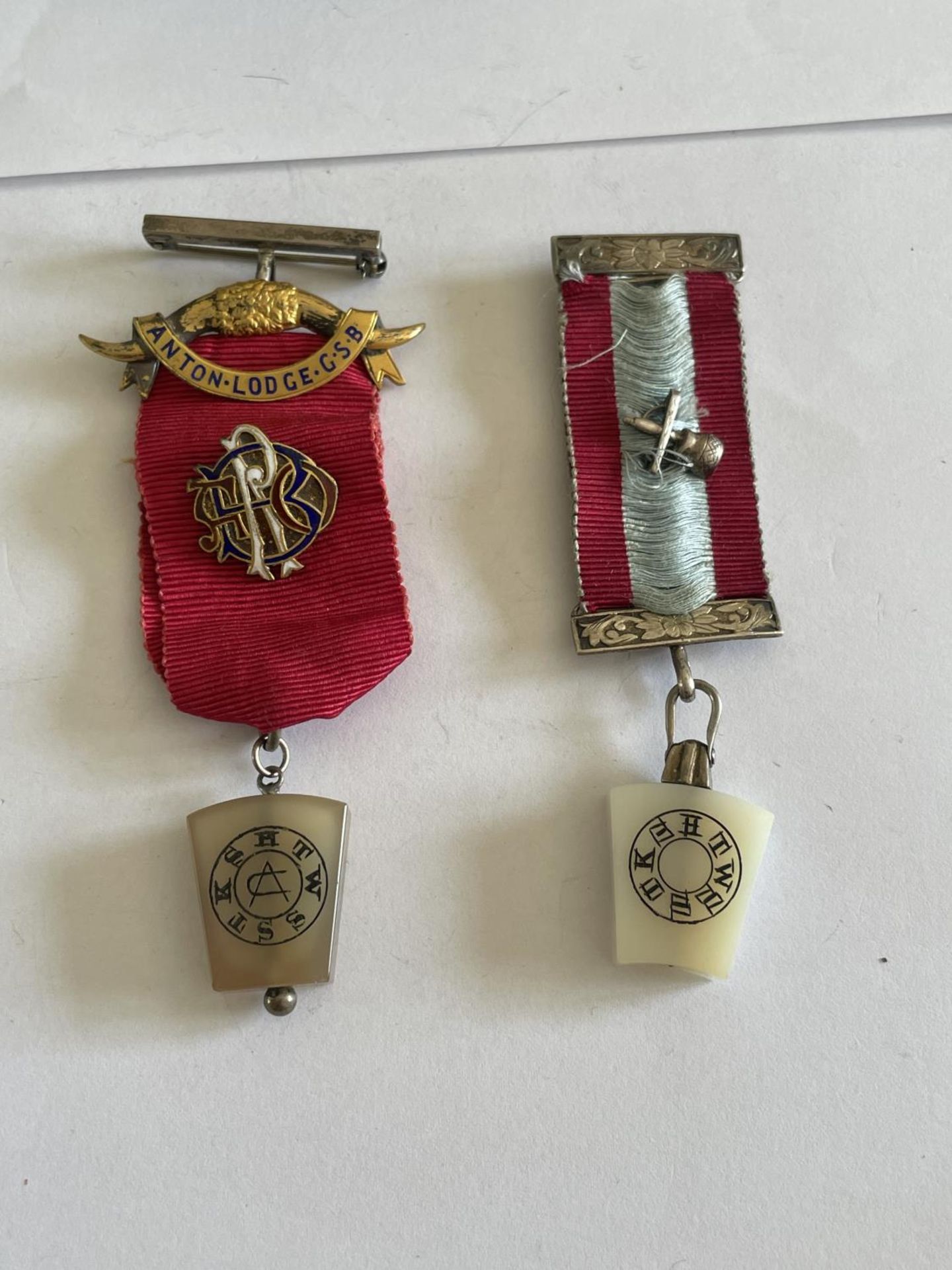 TWO MASONIC MEDALS