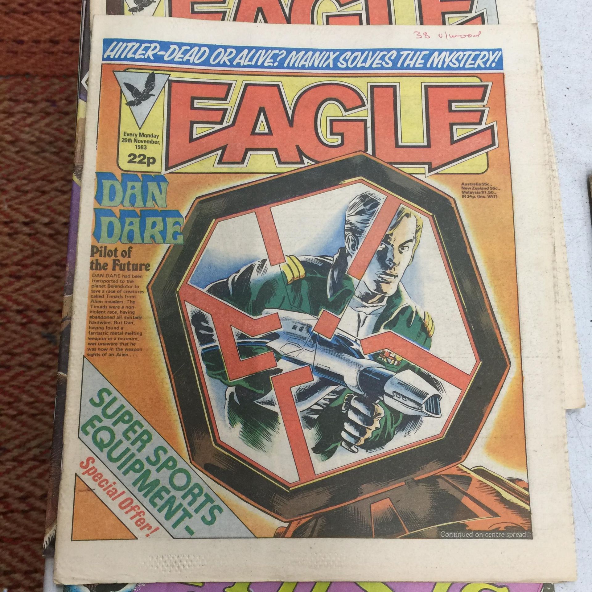 A COLLECTION OF 1980'S EAGLE COMICS FEATURING DAN DARE, ETC - 15 IN TOTAL - Image 9 of 16