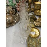 SIX WATERFORD CRYSTAL WINE GLASSES