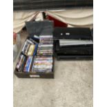 FOUR ELECTRICAL ITEMS TO INCLUDE TWO DVD PLAYERS, TWO VHS PLAYERS AND A COLLECTION OF DVDS