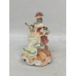 A ROYAL DOULTON 'FLOWERS OF LOVE' ROSE HN3709 LADY FIGURE