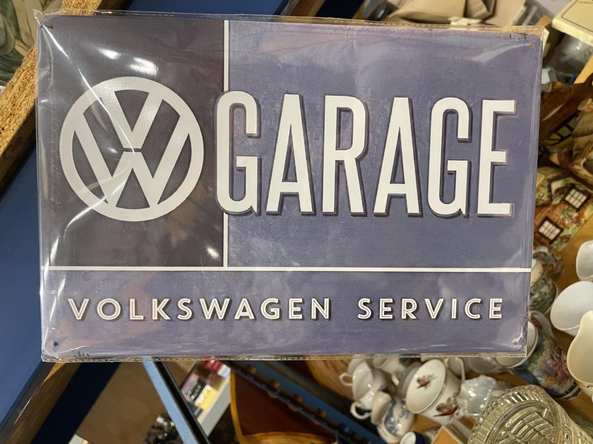 TWO TIN VW SIGNS 20CM X 30CM - Image 3 of 3