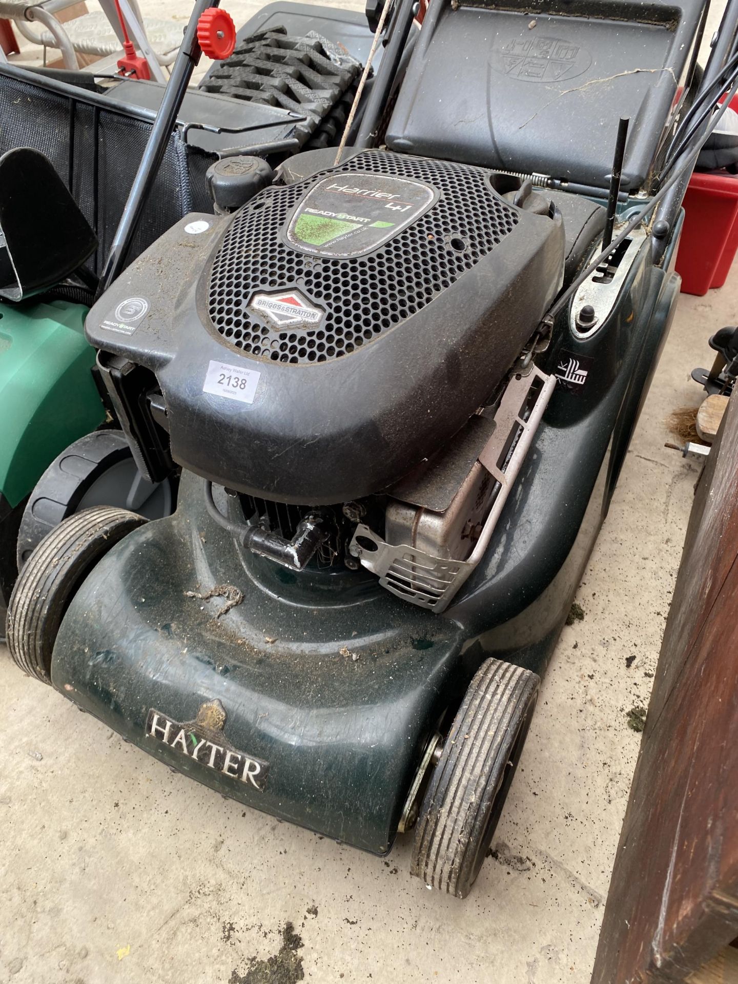 A PETROL HAYTER HARRIER 41 LAWN MOWER - Image 2 of 2