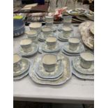 A LARGE QUANTITY OF PALADIN CHINA 'ALLANDALE' TO INCLUDE TRIOS, A SUGAR BOWL AND CREAM JUG