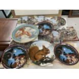 A GROUP OF ASSORTED CABINET PLATES, GERMAN EXAMPLES ETC
