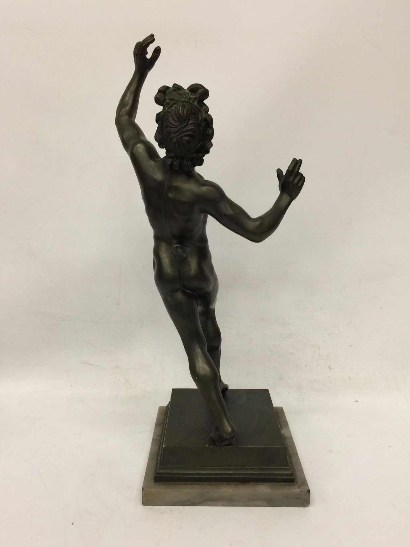 A BRONZE MODEL OF GREEK GOD PAN - Bild 4 aus 5