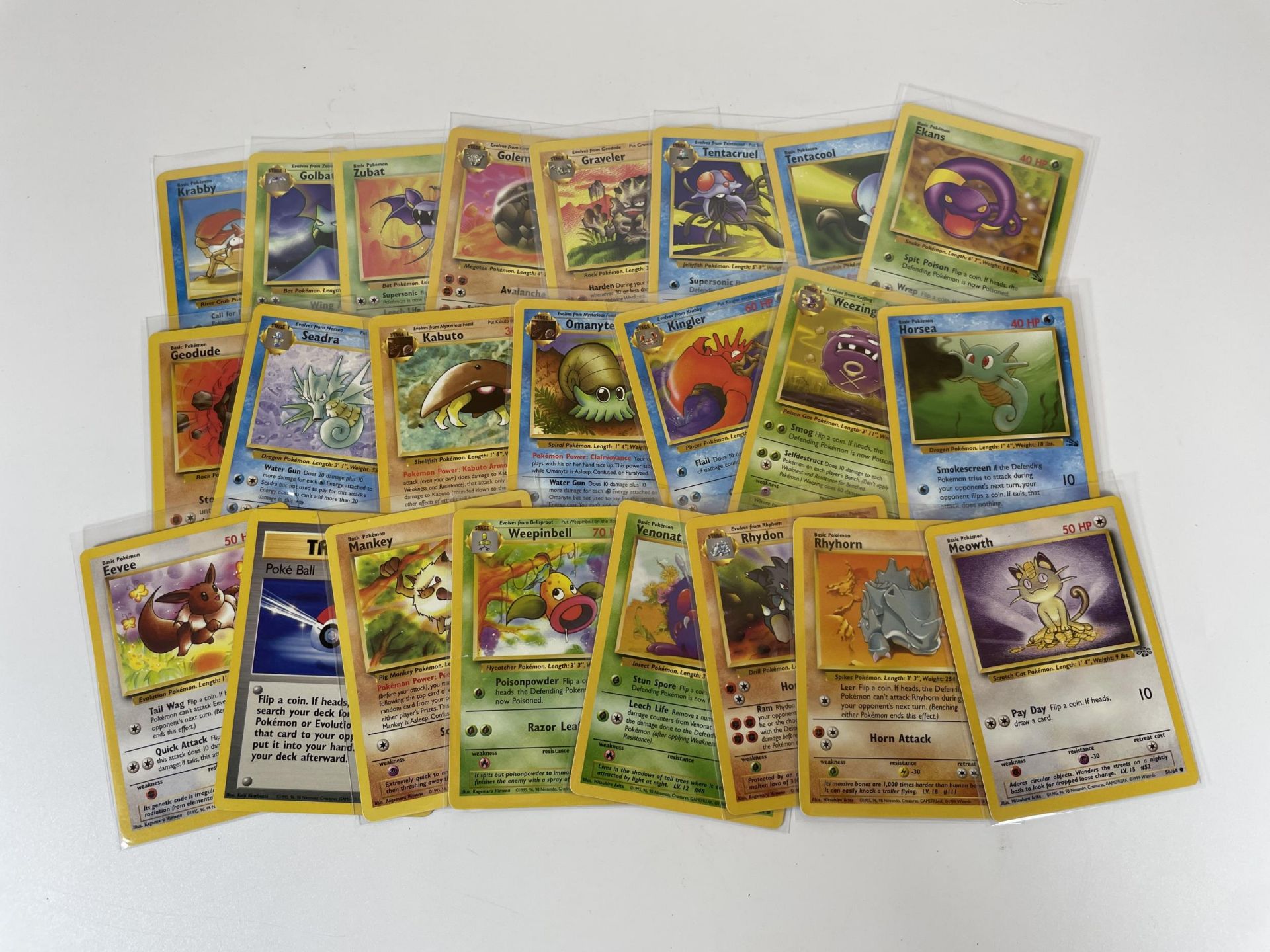 A GROUP OF WOTC FOSSIL & JUNGLE SET POKEMON CARDS - Image 2 of 4