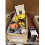 A BOX OF HOLE SAW TOOL ATTACHMENTS