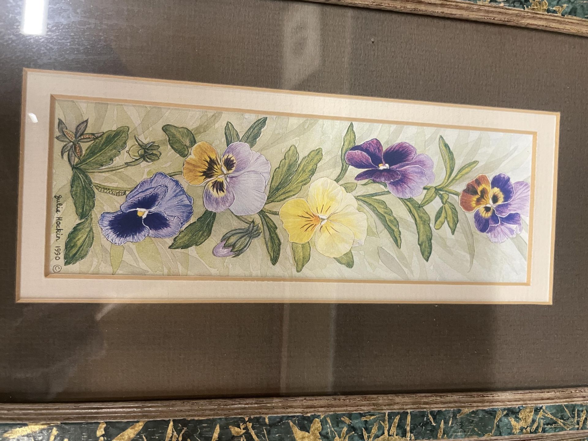 A GROUP OF THREE FRAMED FLORAL PRINTS - Image 4 of 4