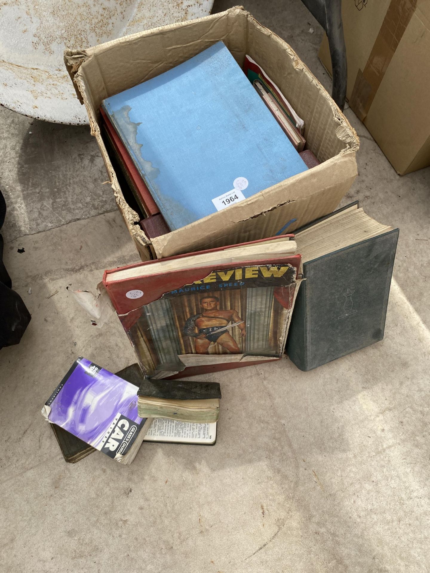 A BOX OF VINTAGE BOOKS