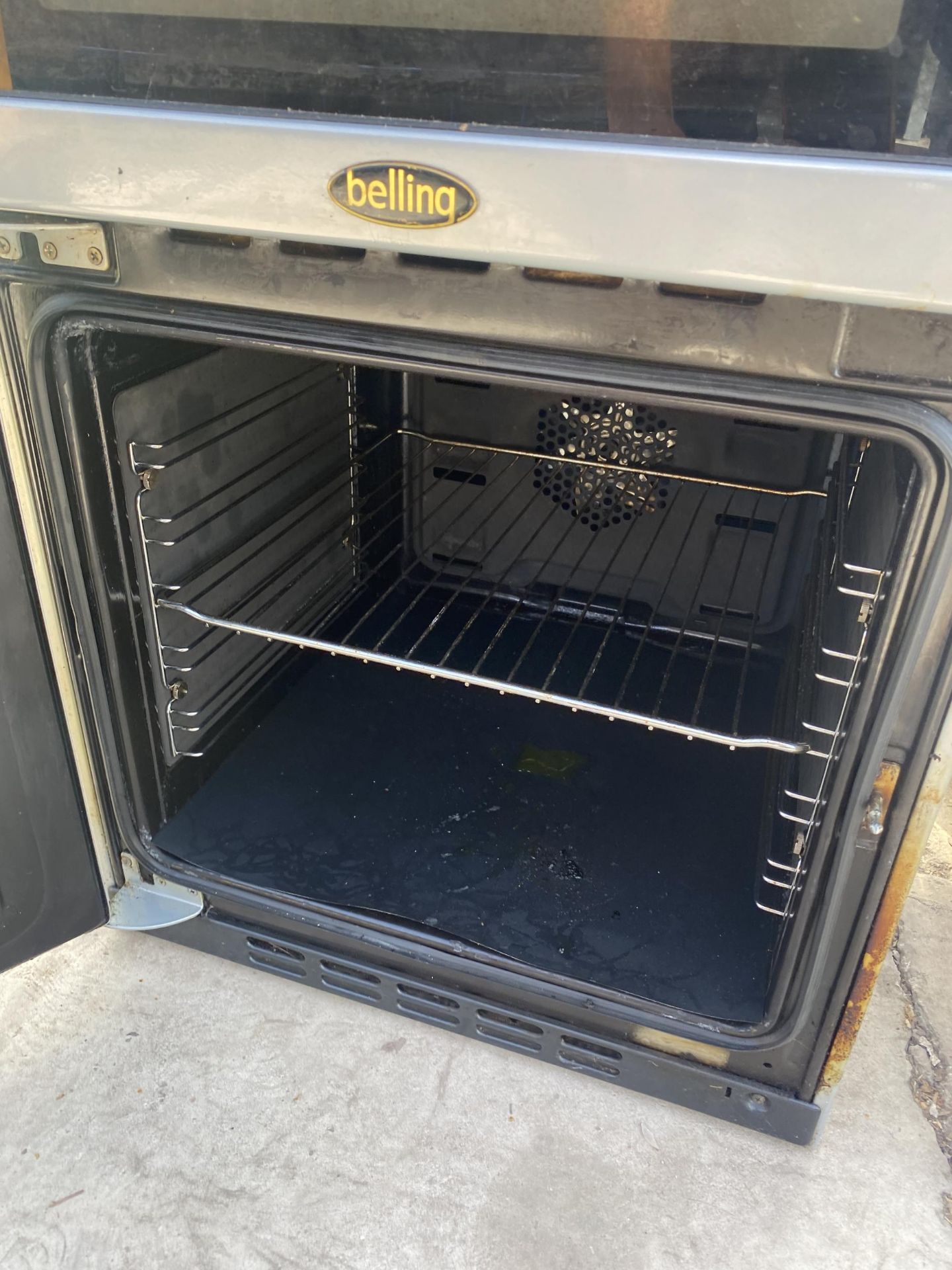 A BELLING ELECTRIC COOKER WITH CERAMIC HOB - Bild 2 aus 3