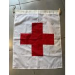 A MILITARY RED CROSS FLAG