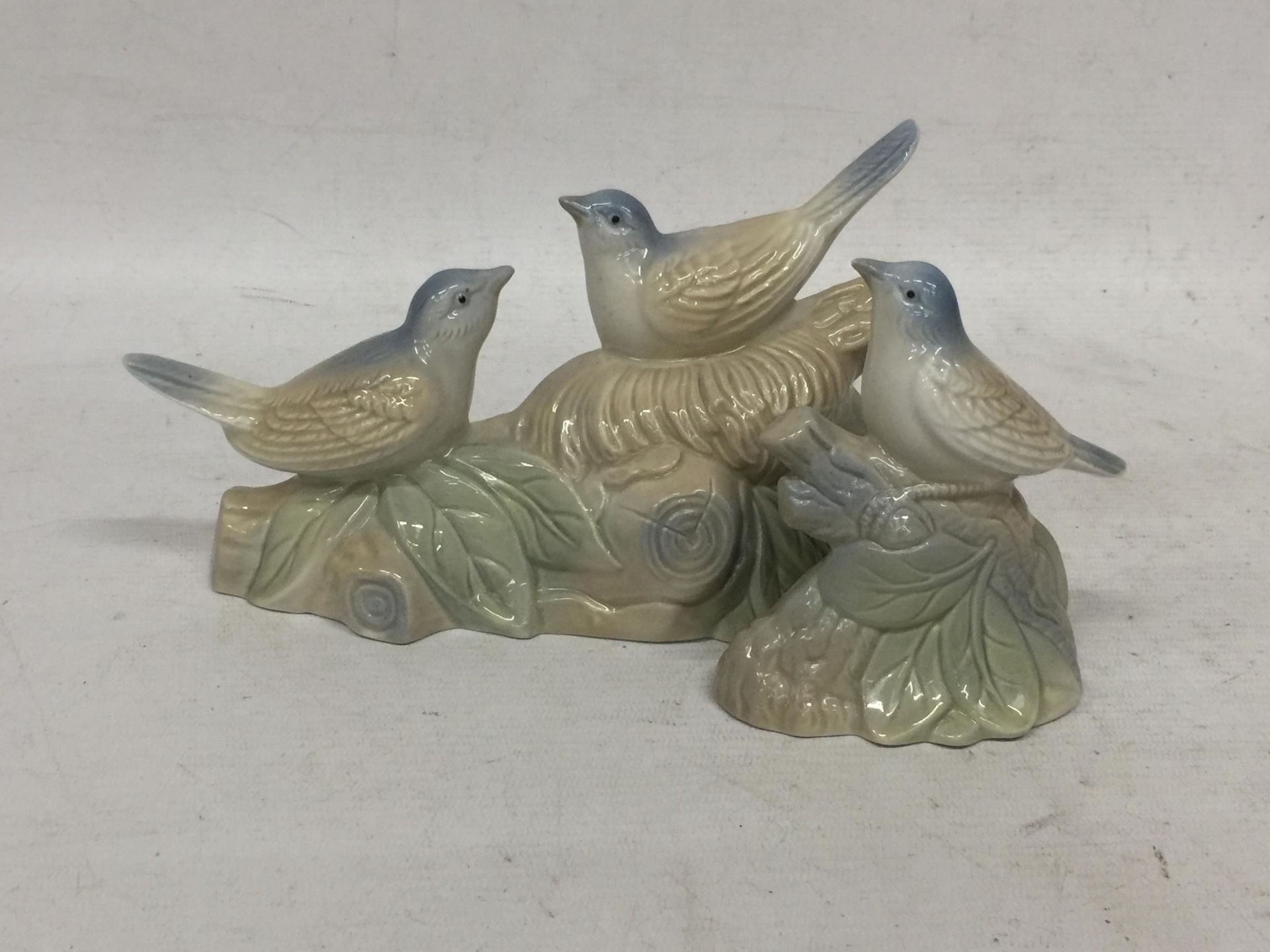 TWO M.REQUENA SPANISH BIRD FIGURES