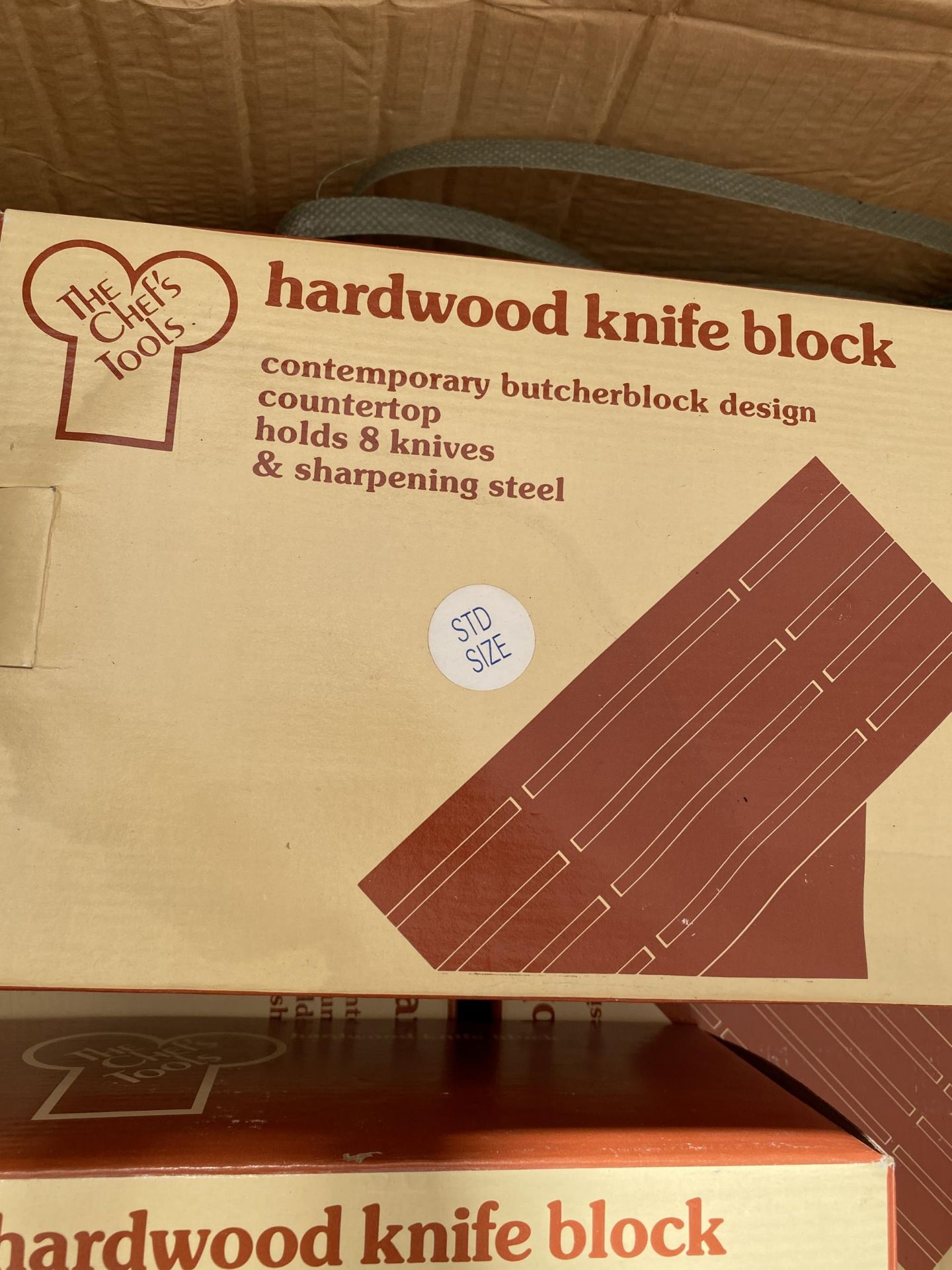 A GROUP OF BOXED HARDWOOD KNIFE BLOCKS - Image 2 of 2
