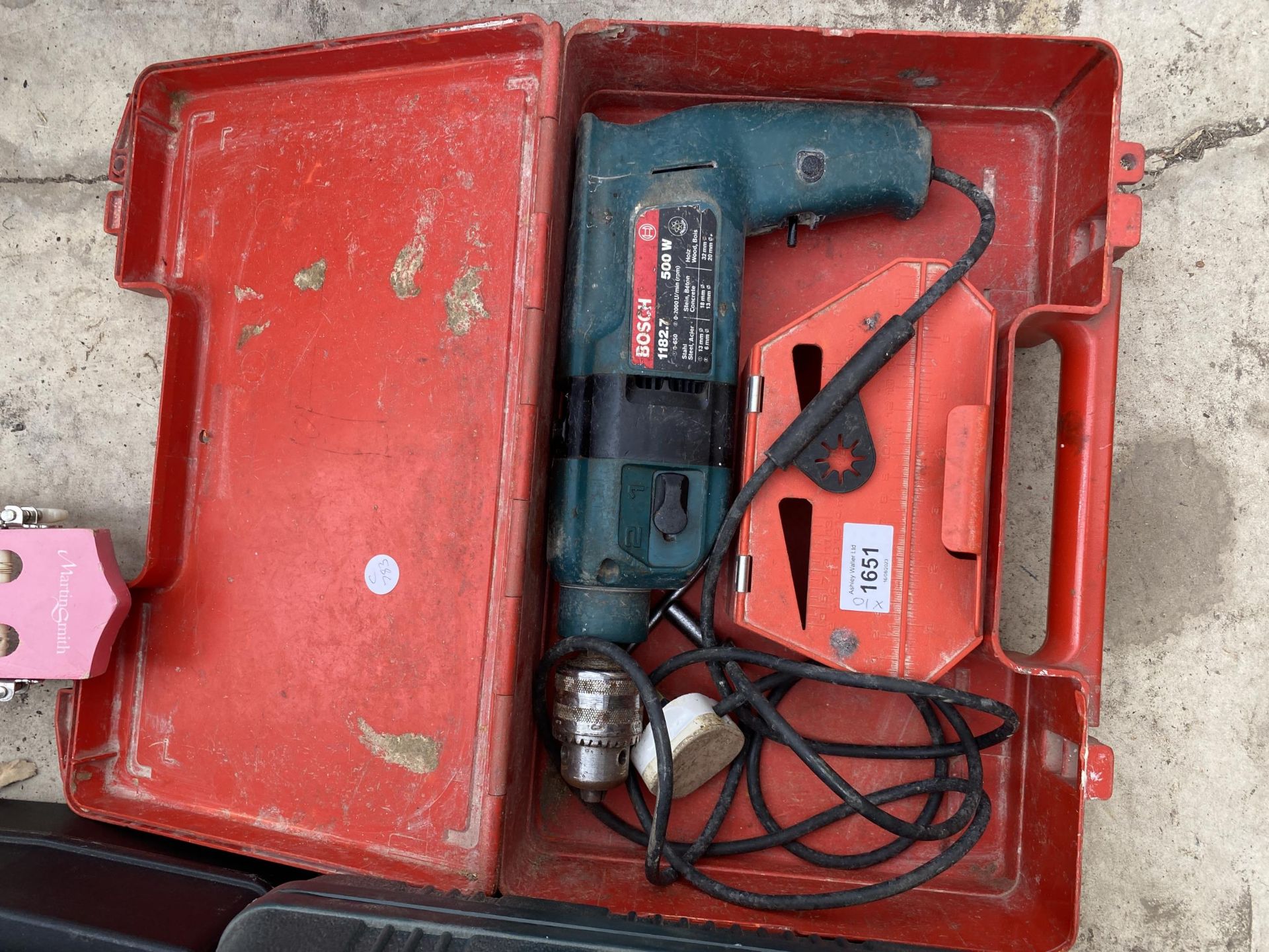 TEN ASSORTED POWER TOOL BOXES AND A BOSCH HAMMER DRILL - Image 3 of 3