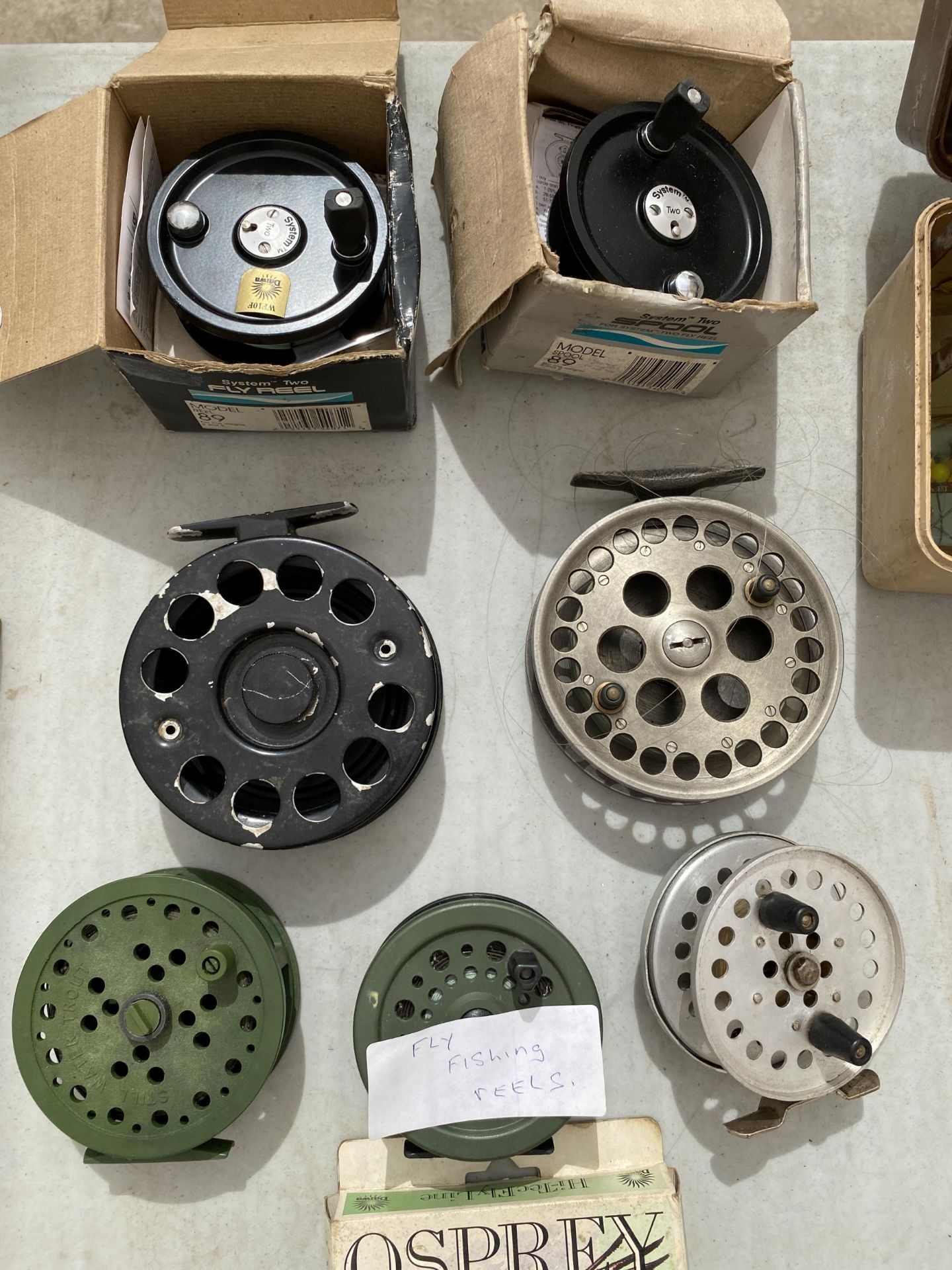 A COLLECTION OF FLY FISHING REELS ETC - Image 2 of 2