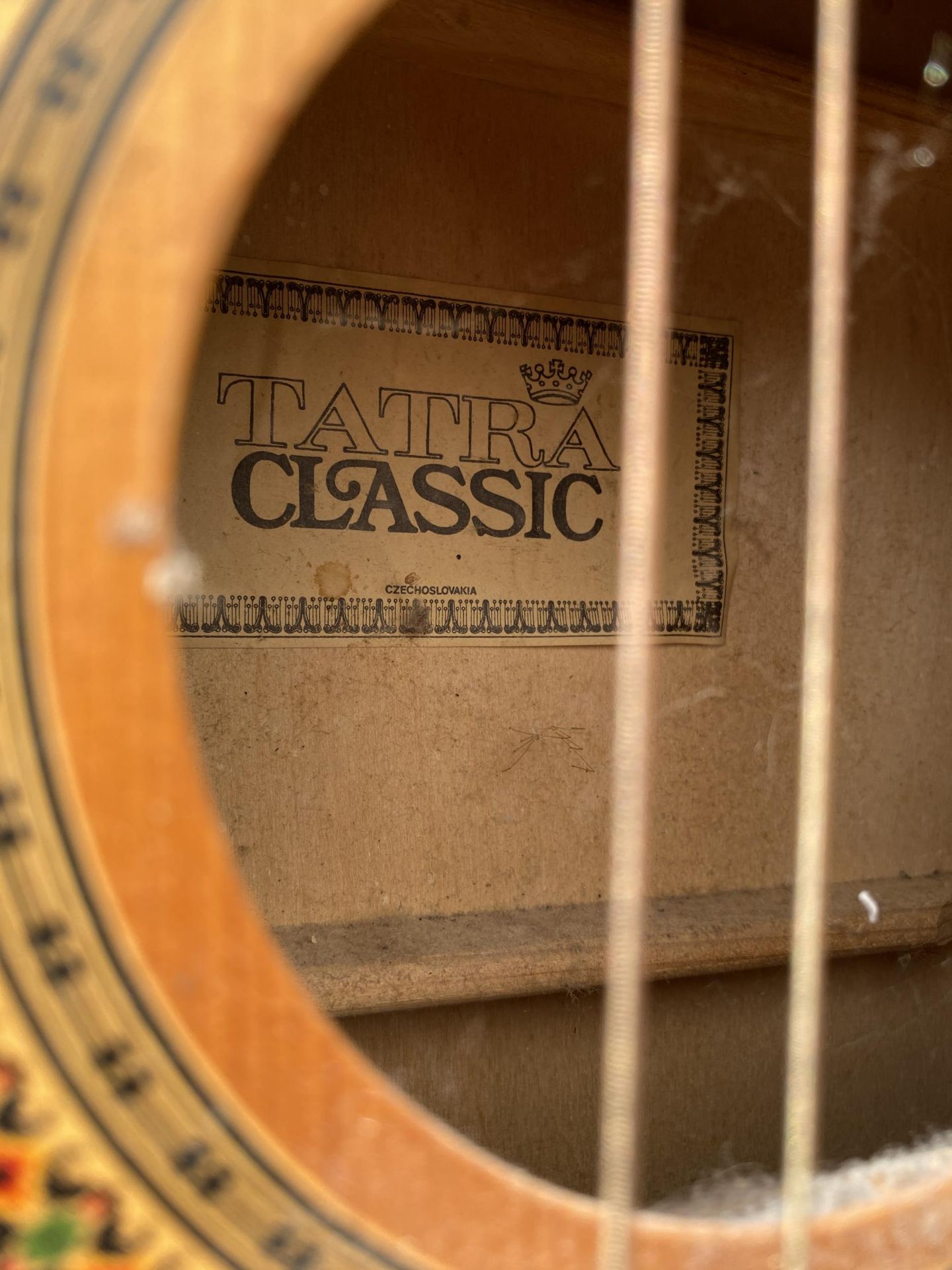 A VINTAGE TATRA CLASSIC ACOUSTIC GUITAR - Image 3 of 3