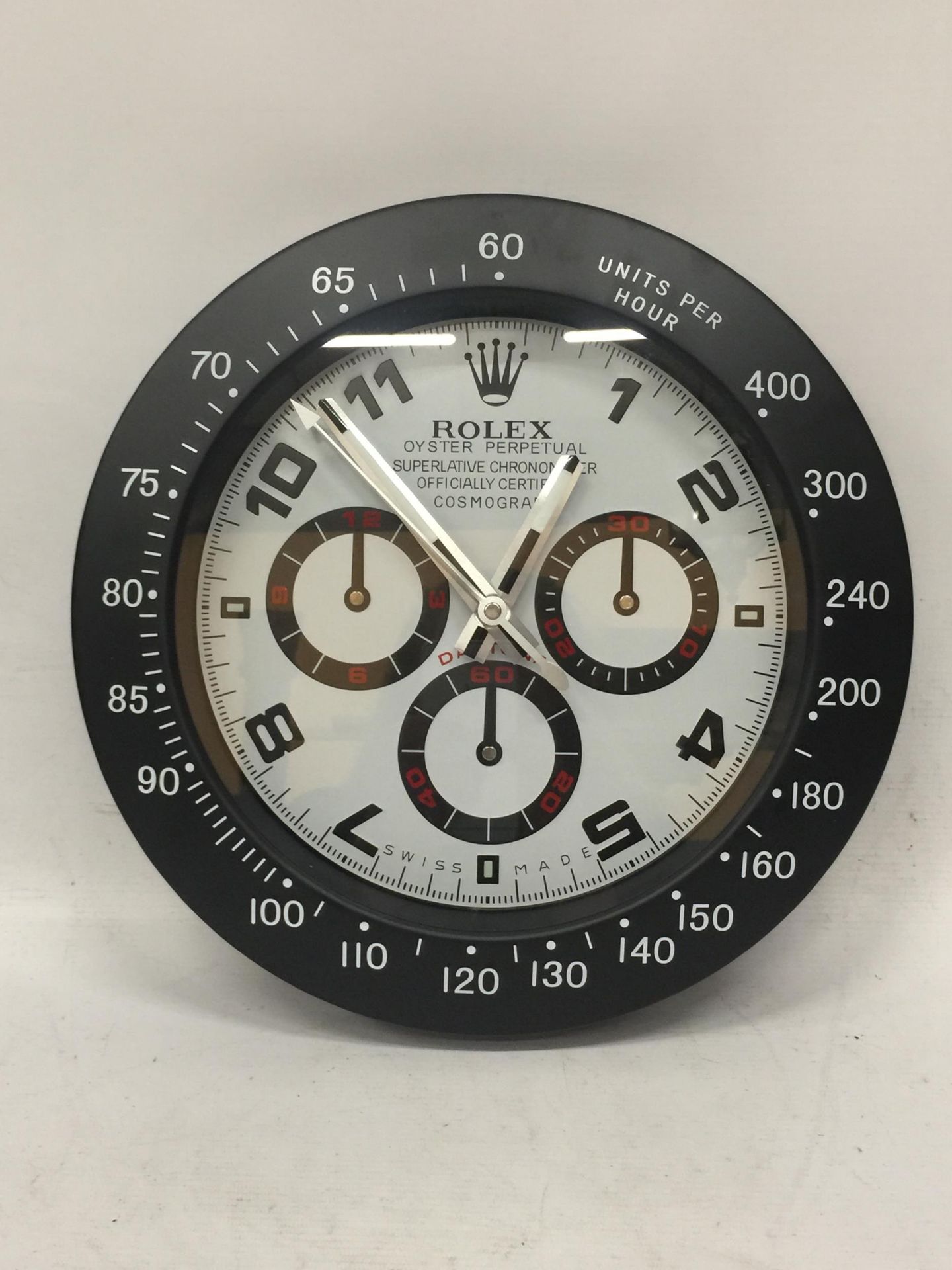 A DEALERS WALL CLOCK