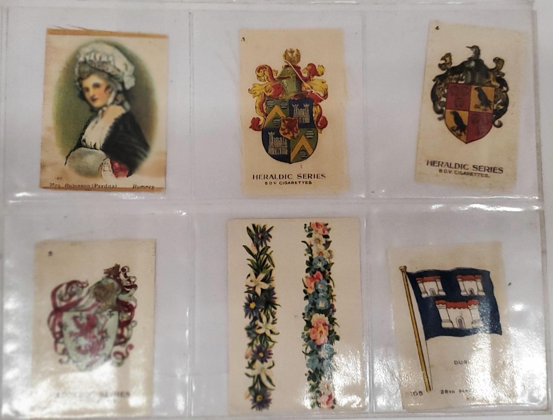 EIGHT SHEETS OF VINATAGE SILK CIGARETTE CARDS - Image 2 of 9