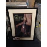 A FRAMED 'THE SACRED MADE REAL' SPANISH EXHIBITION POSTER