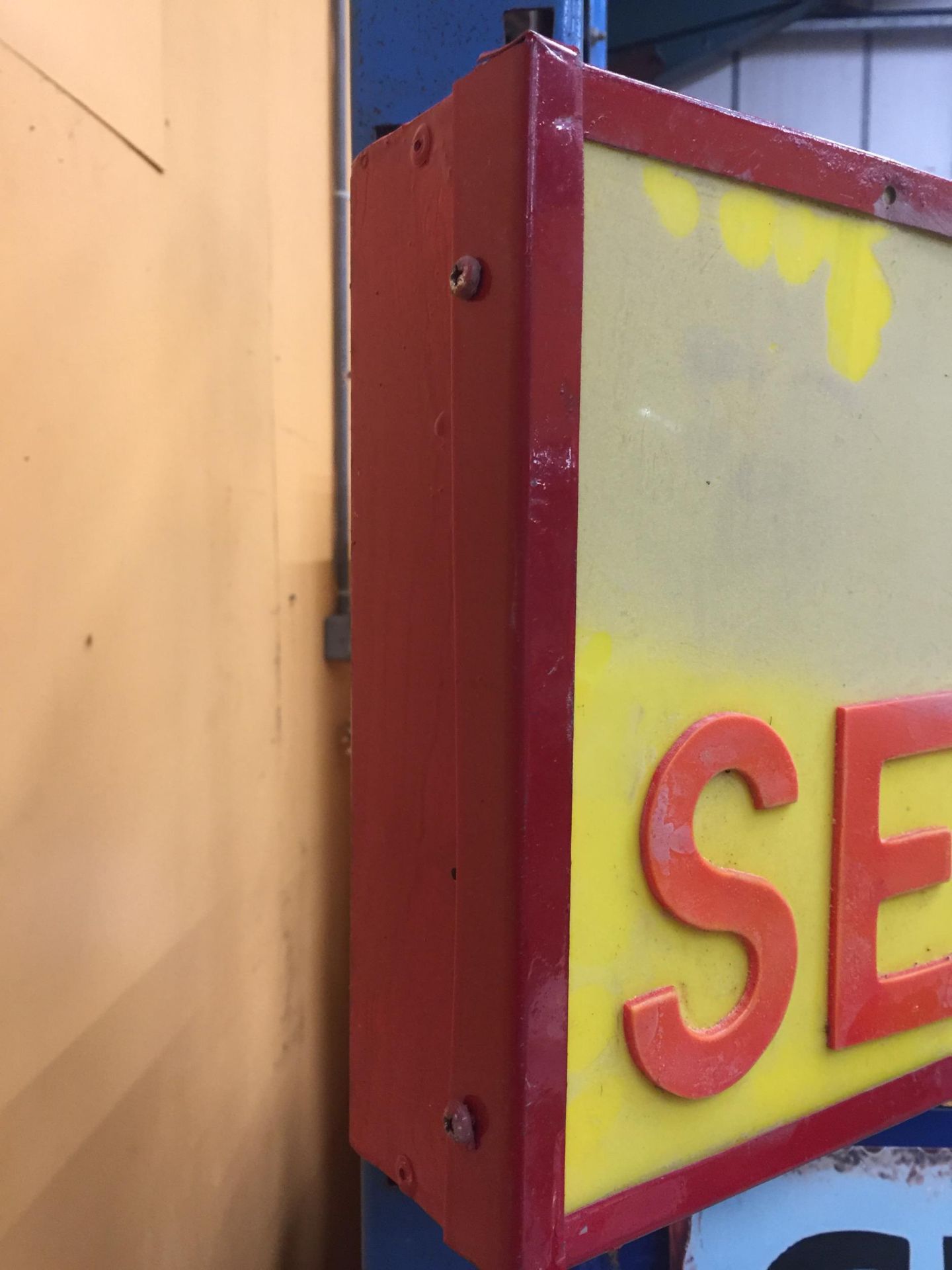 A 'LIVE SEX SHOW' ILLUMINATED BOX SIGN - Image 2 of 2