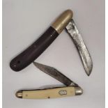 TWO 1XL GEORGE WOSTENHOLM PEN KNIVES