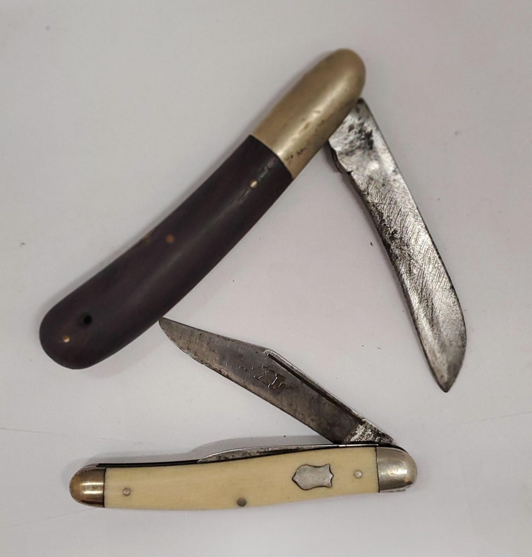 TWO 1XL GEORGE WOSTENHOLM PEN KNIVES