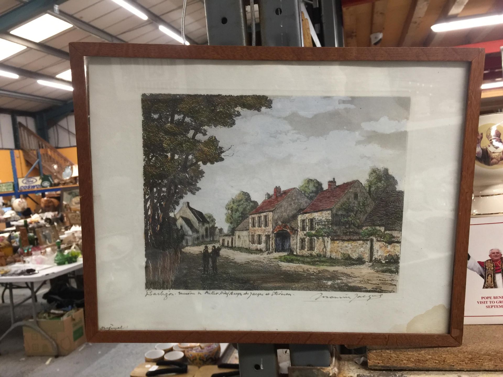 A GROUP OF THREE FRAMED PRINTS, NETHER ALDERLEY MILL ETC - Image 2 of 5