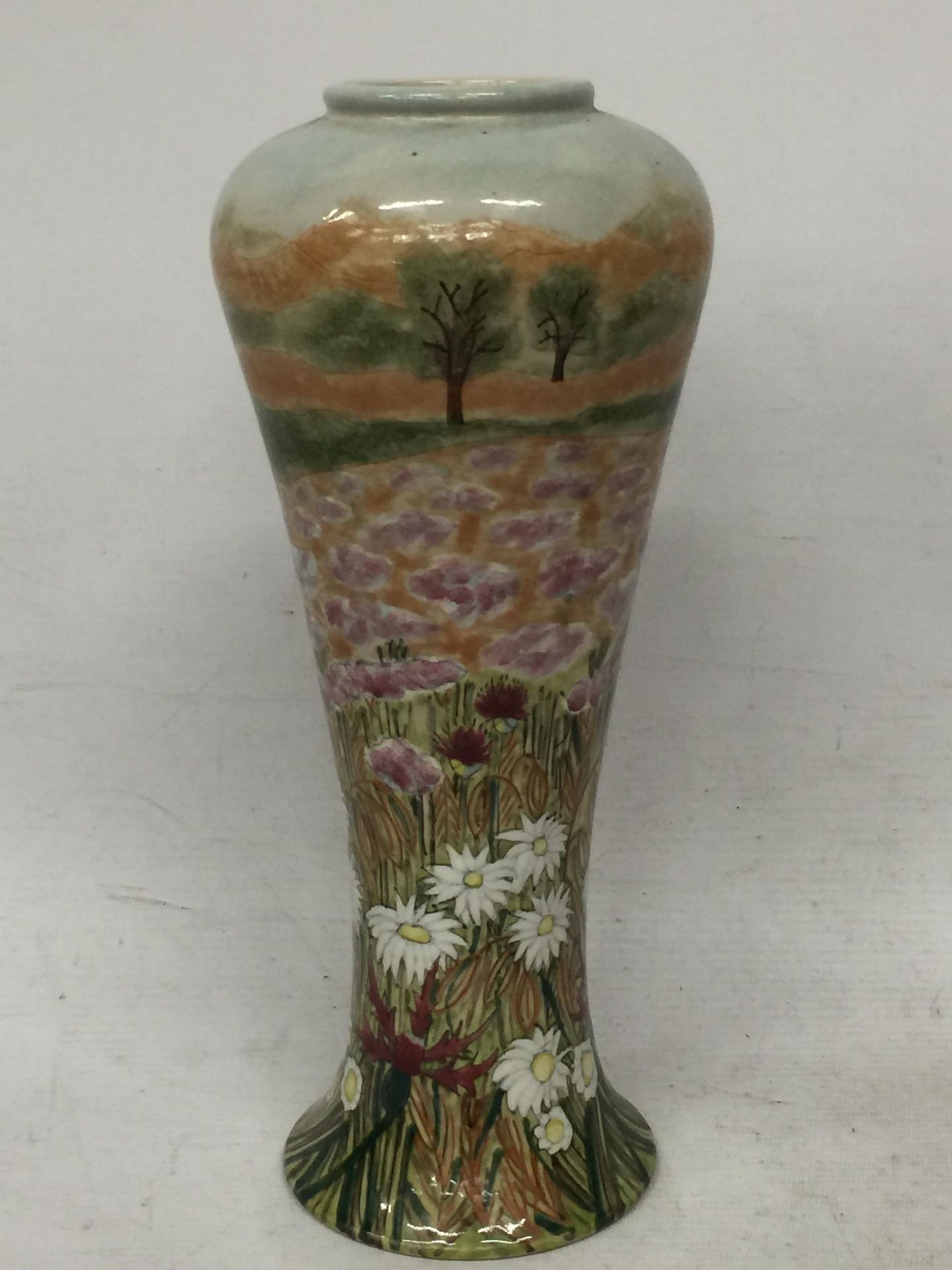 A COBRIDGE STONEWARE FIELD SCENE VASE, LIMITED EDITION 19/250 - Image 2 of 4