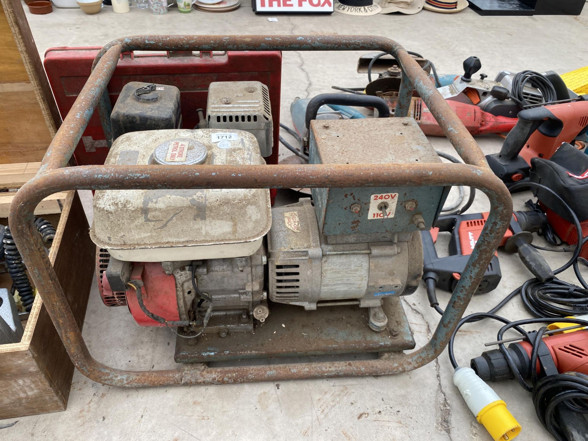 A 240V PETROL GENERATOR