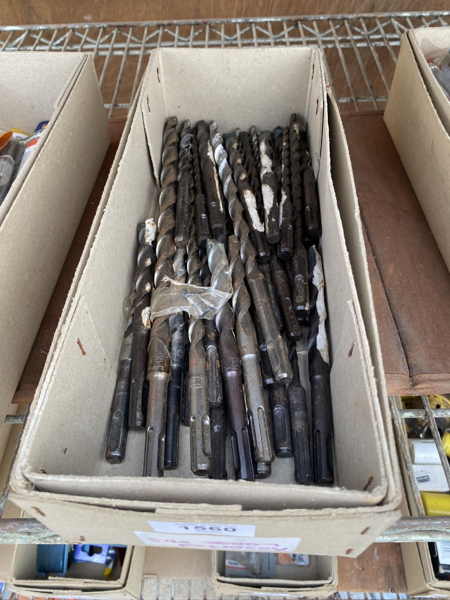 A BOX OF LOOSE SDS DRILL BITS