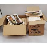 A LARGE QUANTITY OF YORKSHIRE DALES POSTCARDS