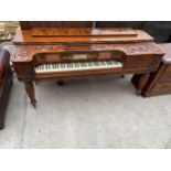 A VICTORIAN MAHOGANY SQUARE PIANO, JOHN BROADWOOD & SONS, LONDON