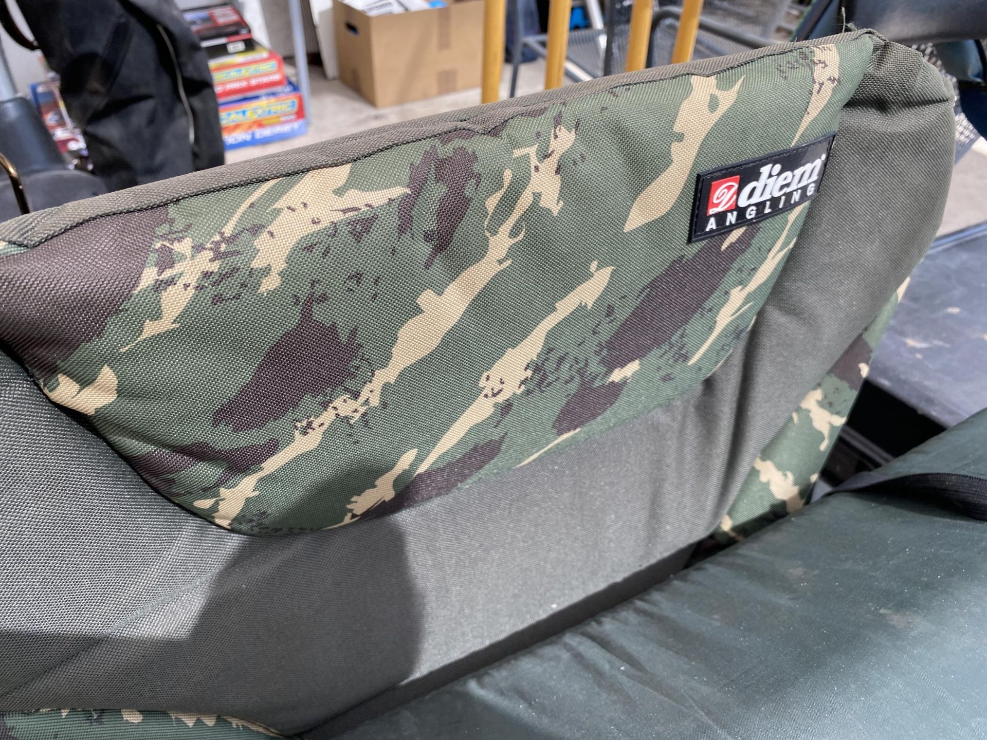 A DIEM ANGLING FISHING CHAIR WITH MATS ETC - Image 3 of 4