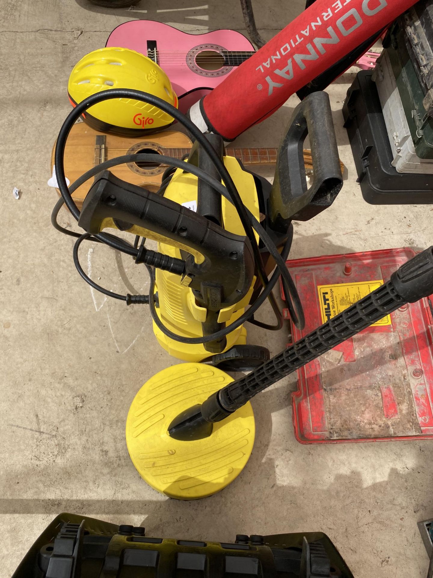 A KARCHER PRESSURE WASHER AND ATTACHMENTS - Image 3 of 3