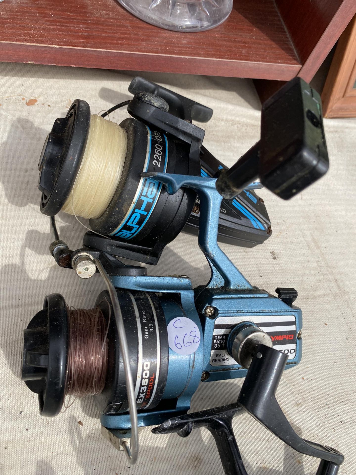 FIVE FISHING REELS OLYMPIC ETC - Image 2 of 3