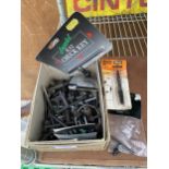 A BOX OF CHUCK KEY TOOLS ETC