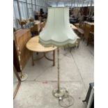 A VINTAGE ONIX STANDARD LAMP WITH SHADE