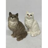 TWO BESWICK LARGE CAT MODELS - MODEL NO. 1867